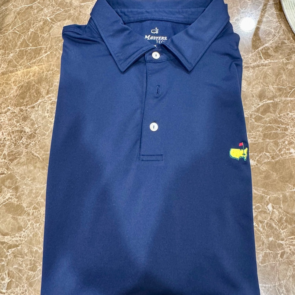 Masters Tech Navy Polo Shirt XXL